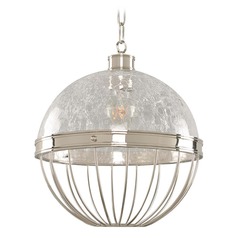 Montauk Polished Nickel Pendant by Kalco Lighting