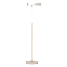 Delta Satin Nickel LED Swing-Arm Lamp by House of Troy Lighting