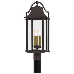 Manning Post Light in Western Bronze by Quoizel Lighting