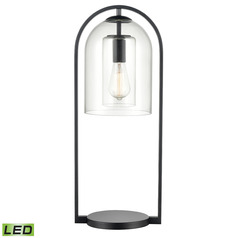 Elk Lighting Bell Jar Matte Black LED Desk Lamp