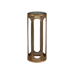 Capella Accent Table in Coffee Bronze & Smoke by Currey & Company