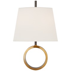 Thomas OBrien Simone Small Sconce in Bronze & Brass by Visual Comfort Signature