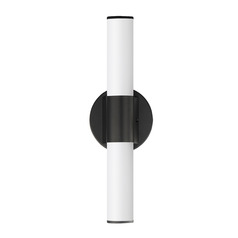Tubo Black LED Vertical Bathroom Light by Maxim Lighting