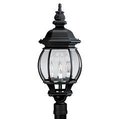 Onion Outdoor Post Light in Textured Black by Progress Lighting