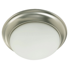 Satin Nickel Flush Mount by Quorum Lighting