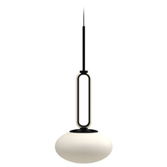 Tavira Black LED Mini Pendant by Kuzco Lighting