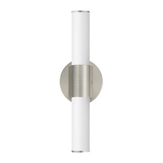 Tubo Satin Nickel LED Vertical Bathroom Light by Maxim Lighting