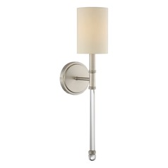 Fremont Satin Nickel Sconce by Savoy House