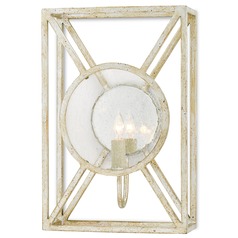 Beckmore Wall Sconce in Silver Granello by Currey & Company