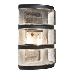 Besa Lighting Costaluz Aqua Black Outdoor Wall Light