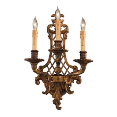 Sconce Wall Light in Oxide Brass by Metropolitan Lighting