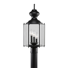 Carriage Classics Post Light in Black by Progress Lighting