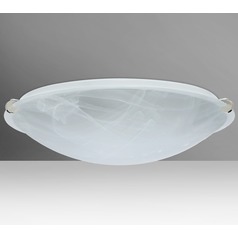 Besa Lighting Trio Polished Nickel LED Flushmount Light