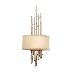 Adirondack 25-Inch Wall Sconce in Silver Leaf by Troy Lighting