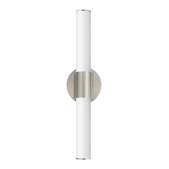 Tubo Satin Nickel LED Vertical Bathroom Light by Maxim Lighting