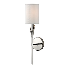 Tate Wall Sconce in Polished Nickel by Hudson Valley Lighting
