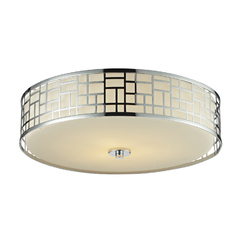 Elea Chrome Flush Mount by Z-Lite
