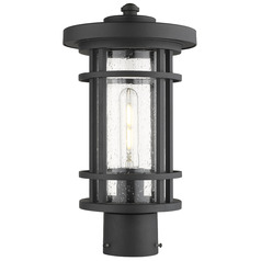 Jordan Black Post Light by Z-Lite