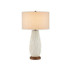 Water-Borne Table Lamp in White by Currey & Company Lighting