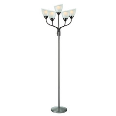 Elitia Gun Metal Floor Lamp by Lite Source Lighting