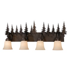Yosemite Burnished Bronze Bathroom Light by Vaxcel Lighting