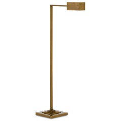 Ruxley Floor Lamp in Polished Antique Brass by Currey & Company