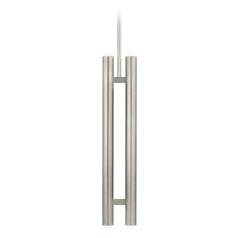 Ebell 2-Light LED Pendant in Antique Nickel by Visual Comfort Modern