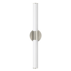 Tubo Satin Nickel LED Vertical Bathroom Light by Maxim Lighting