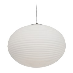 Callisto Brushed Steel LED Pendant by Access Lighting
