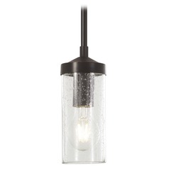 Bronze with Gold Highlight Mini Pendant by Minka Lavery