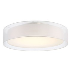 Metropolis 30-Inch LED Semi-Flush Mount in Brushed Nickel by Modern Forms