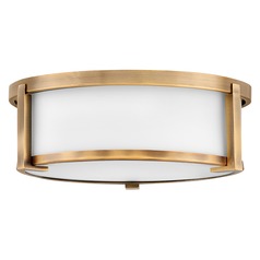Lowell 2-Light Brushed Bronze Flush Mount by Hinkley Lighting