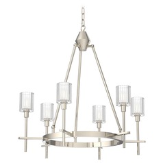 Salita Polished Nickel Chandelier by Alora Lighting