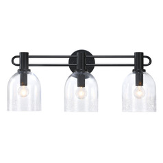 Designers Fountain Astra Matte Black Bathroom Light