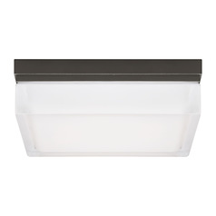 Sean Lavin Boxie Large 2700K LED Flush Mount in Bronze by Visual Comfort Modern