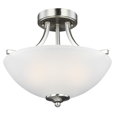 Geary Brushed Nickel Semi-Flush Mount by Generation Lighting