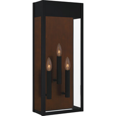 Maren Matte Black Outdoor Wall Light by Quoizel Lighting