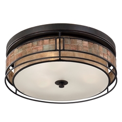 Laguna Flush Mount in Renaissance Copper by Quoizel Lighting