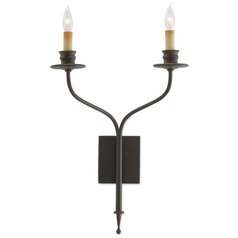 Currey and Company Highlight Bronze Gold Sconce