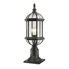 Annex Black Post Light by Z-Lite