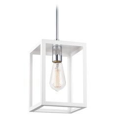 Flare White Mini Pendant by Matteo Lighting