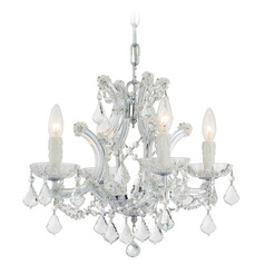 Crystorama Lighting Maria Theresa Polished Chrome Crystal Chandelier