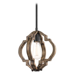 Spicewood Gilded Iron Mini Pendant by Progress Lighting