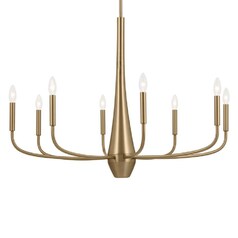Deela Champagne Bronze Chandelier by Kichler Lighting