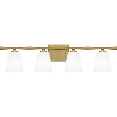 Brindley Aged Brass Bathroom Light by Quoizel Lighting