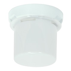 White Flush Mount by Satco Lighting