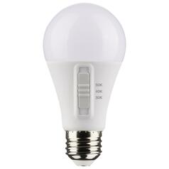 14W A19 3CCT LED Light Bulb 4-Pack by Satco Lighting