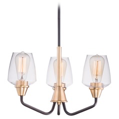 Goblet Bronze & Antique Brass Chandelier by Maxim Lighting