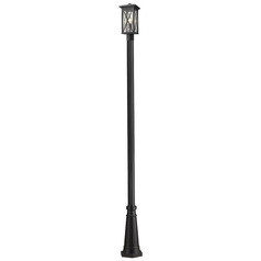 Brookside Black Post Light by Z-Lite