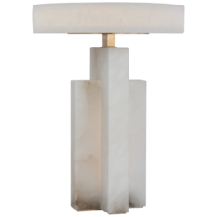 Kelly Wearstler Trancas Lamp in Alabaster & Brass by VC Signature